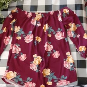 Off the shoulder shirt